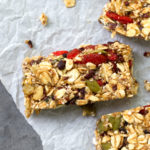 RAW Vegan Superfood Granola Bars recipe made by Active Vegetarian