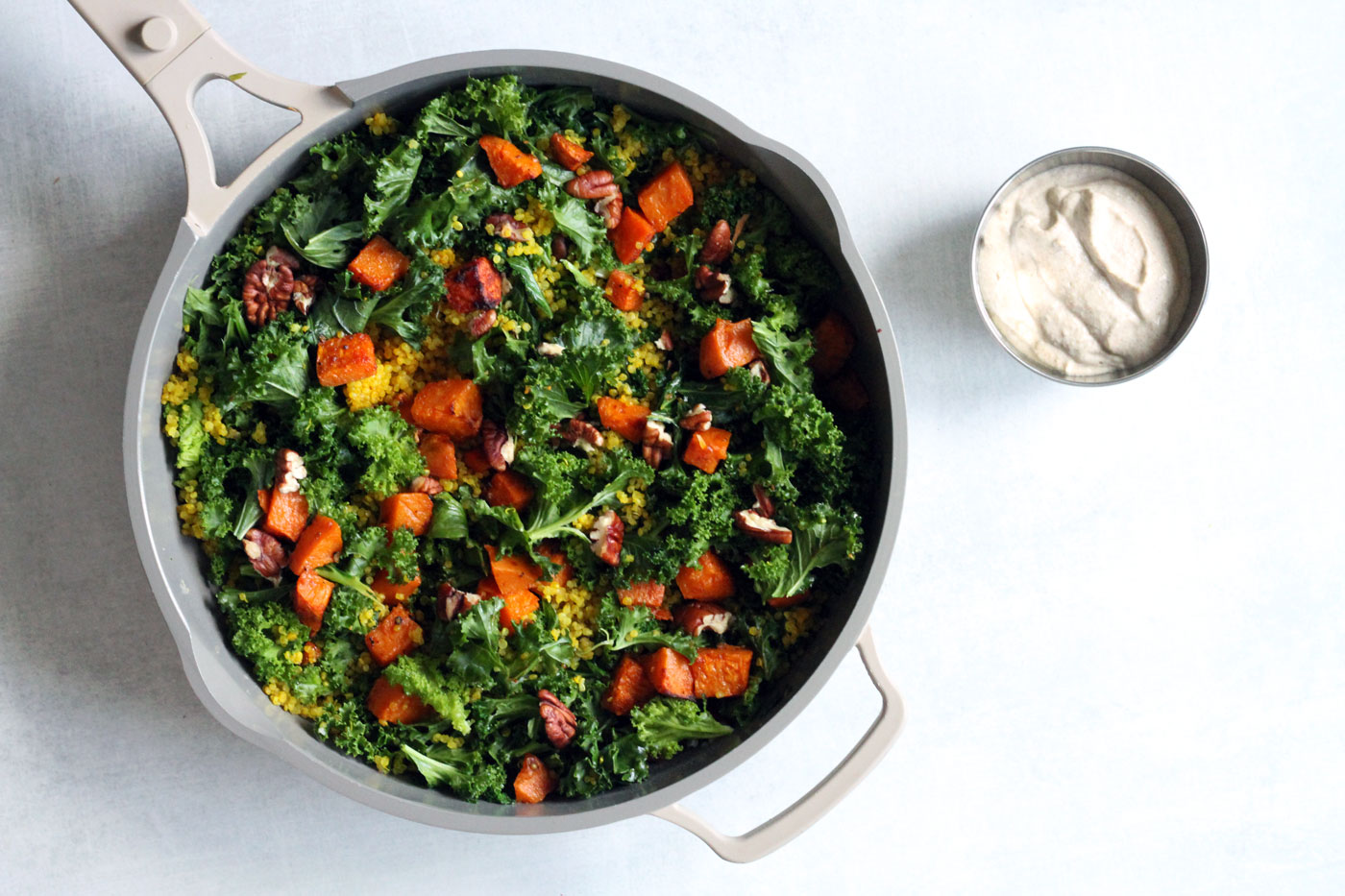 Warm Kale Salad Recipe by Active Vegetarian