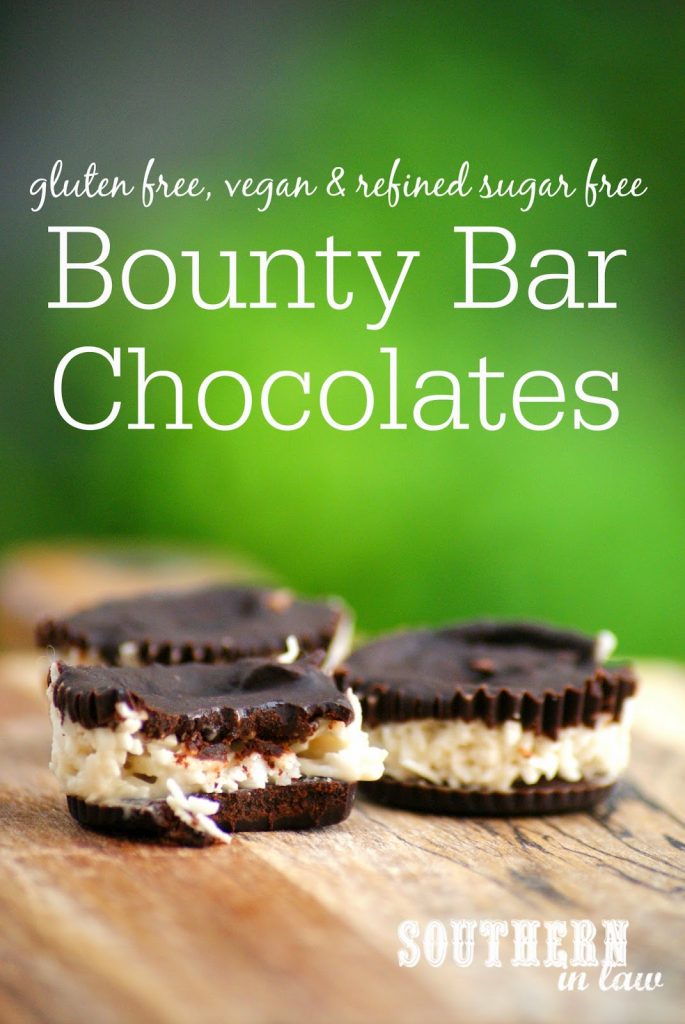 Gluten Free and Sugar Free Bounty Bar Chocolates Recipe