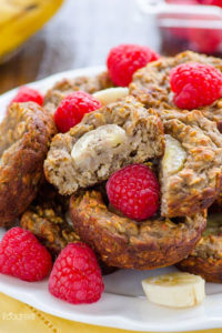 Make this Banana Protein Baked Oatmeal Cup packed with protein before and after workout
