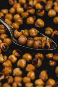 Roasted Chickpeas Chickpeas are such a great way to sneak fiber and protein before workout