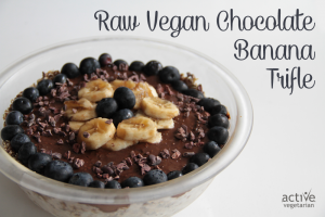 Raw Vegan Banana Chocolate trifle 2
