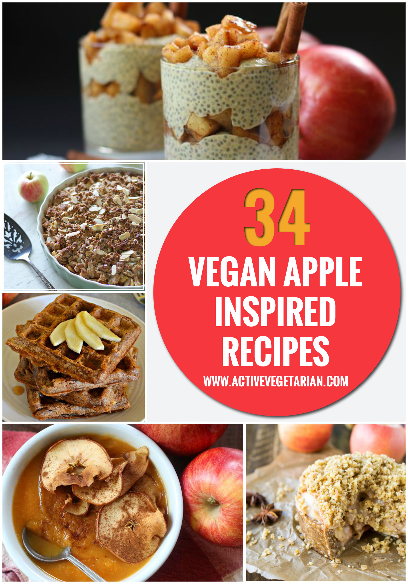 Apple Inspired Vegan Recipe Round Up Active Vegetarian