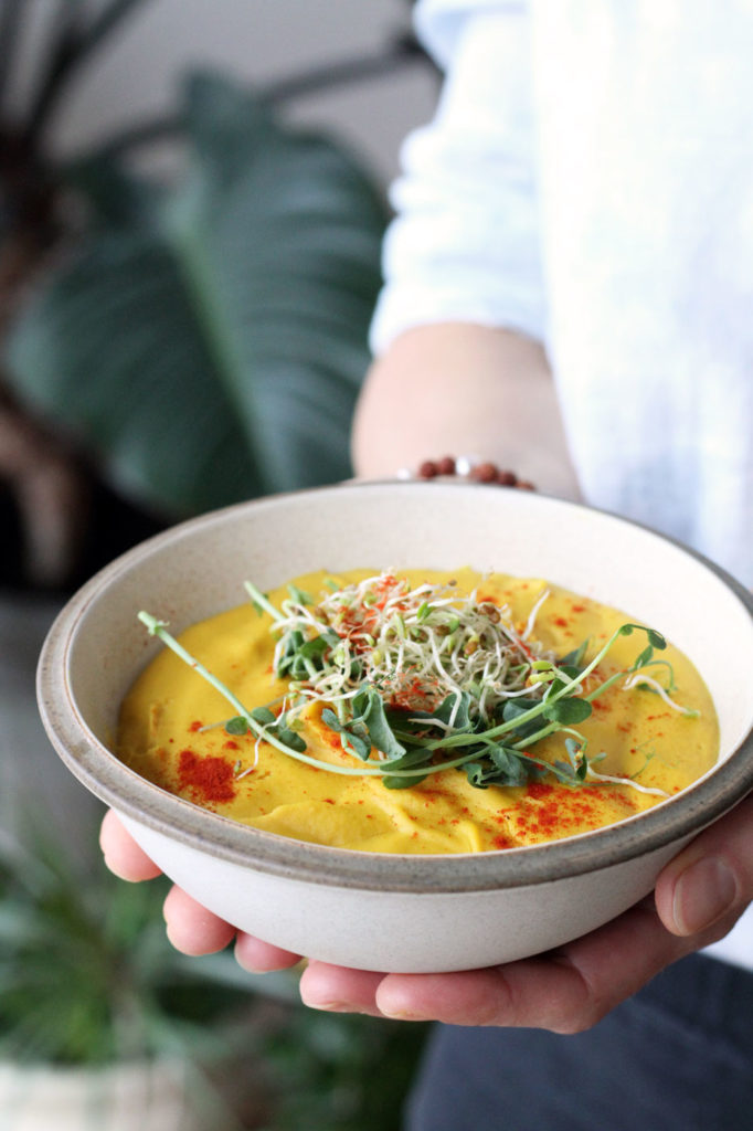 Vegan Hummus Soup Recipe