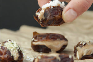 Dates have what is often considered an ideal ratio of carbohydrate to a protein of 3:1 which will provide sustained energy