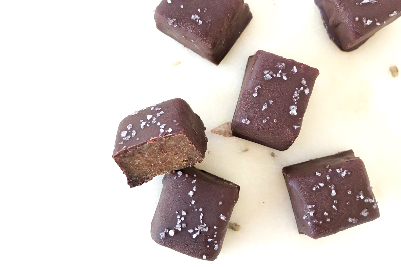 Vegan Chocolate Salted Caramels Active Vegetarian 