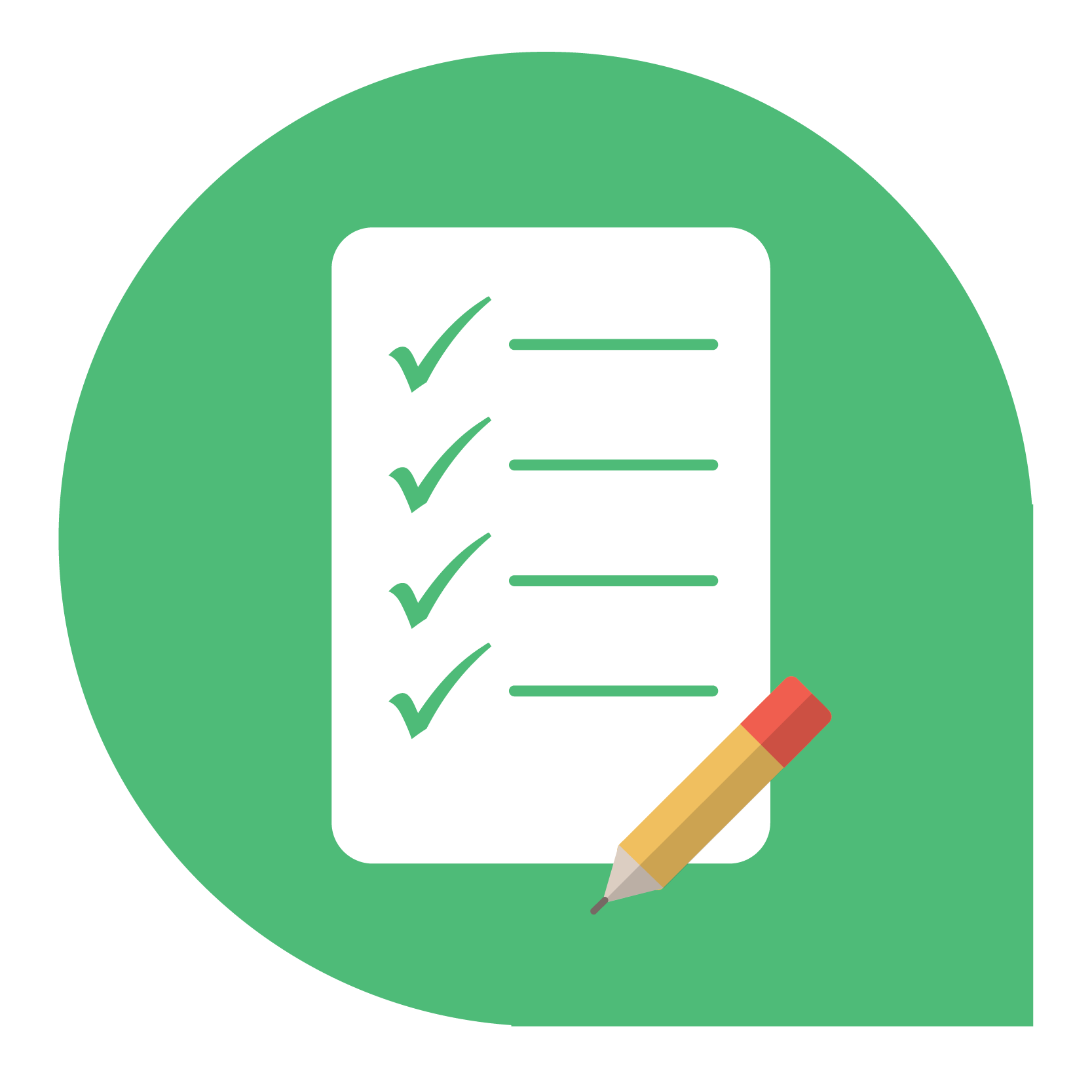 shopping checklist for 3 day juice icon