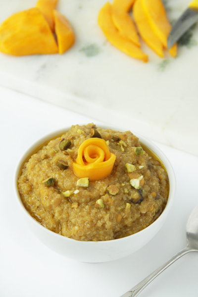 This is quinoa mango kheer ayurveda