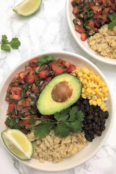 This is a taco buddha bowl