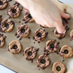 These are vegan apricot macaroons made by Active vegetarian