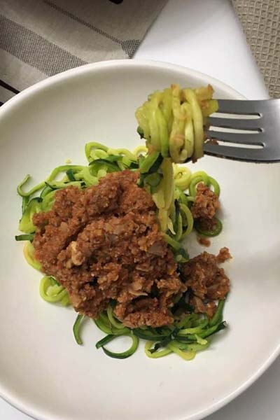 Check out this best vegetable Bolognese