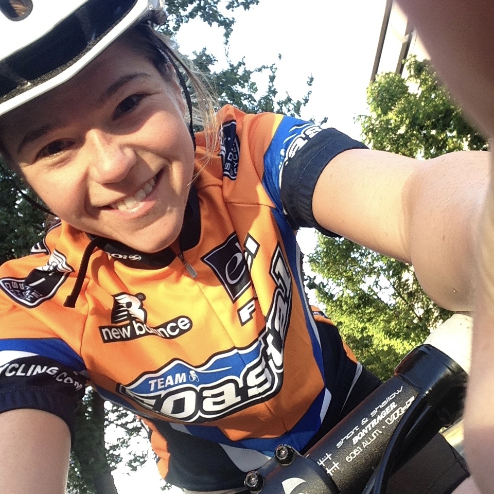 This is Nikki biking