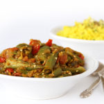 njoy this oil-free vegan okra recipe, that's also called Bhindi Masala, a popular Indian dish made with okra, onion, tomatoes & spices.