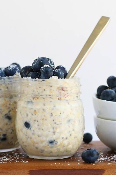 overnight oats made by Active Vegetarian