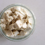 Homemade plant based feta cheese by Active Vegetarian