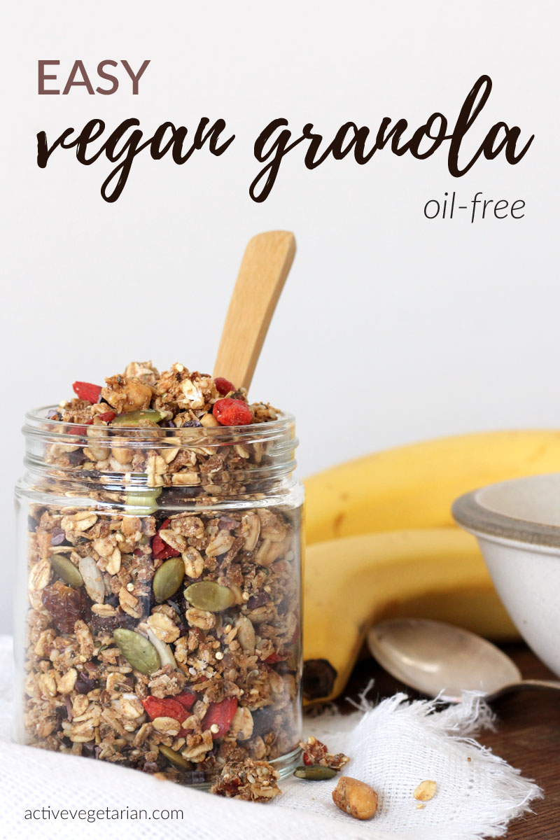 Easy Vegan oil free granola recipe