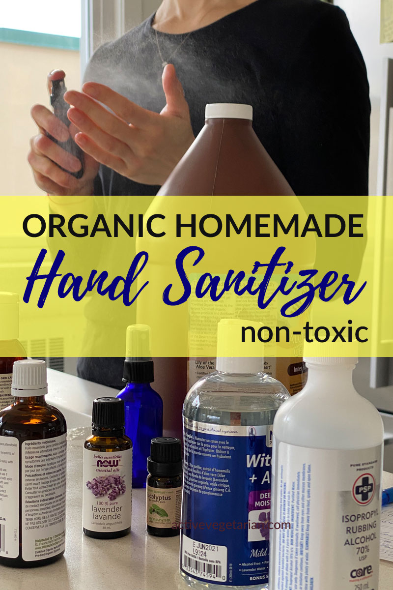 Try this organic homemade hand sanitizer recipe