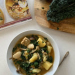 This is white bean chilli recipe made by Active Vegetarian