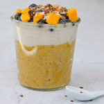 Creamy mango chia pudding by Active Vegetarian