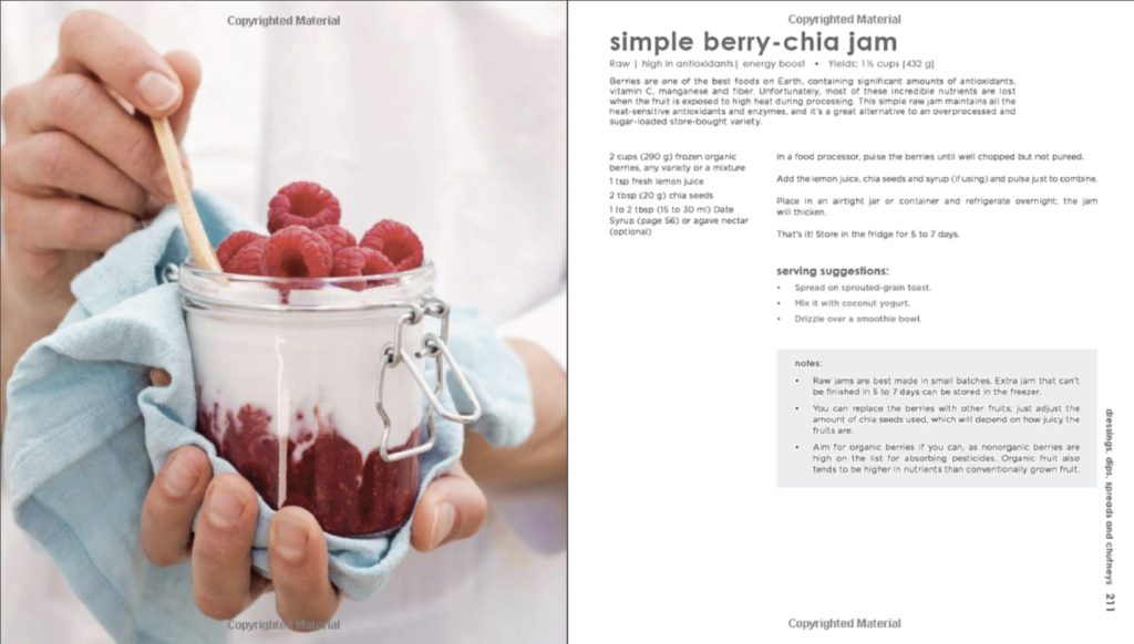 berry chia jam recipe by Active Vegetarian