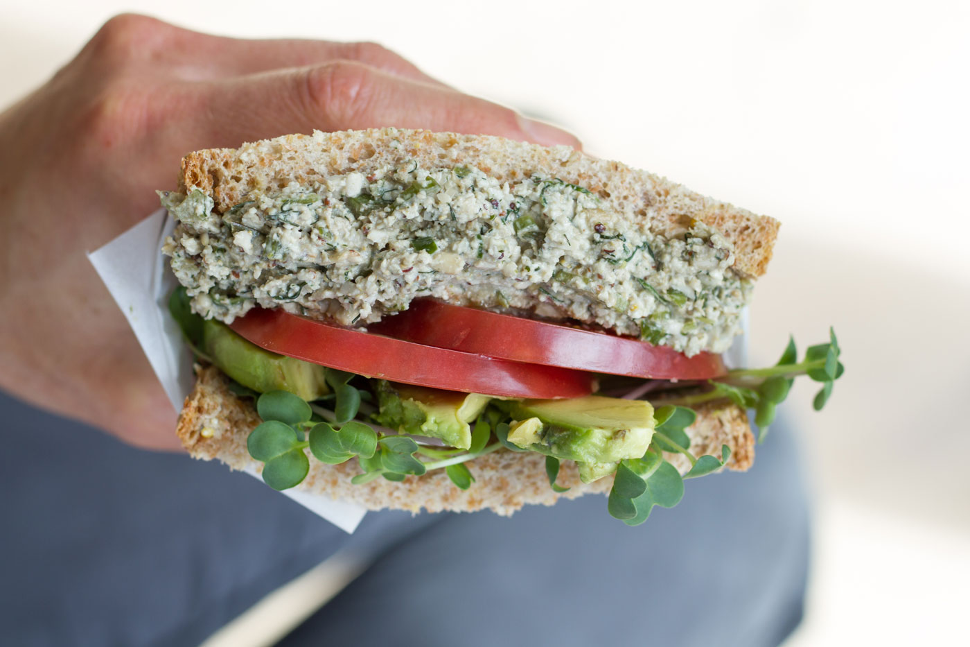 Vegan Mock Tuna Salad Recipe by Active Vegetarian