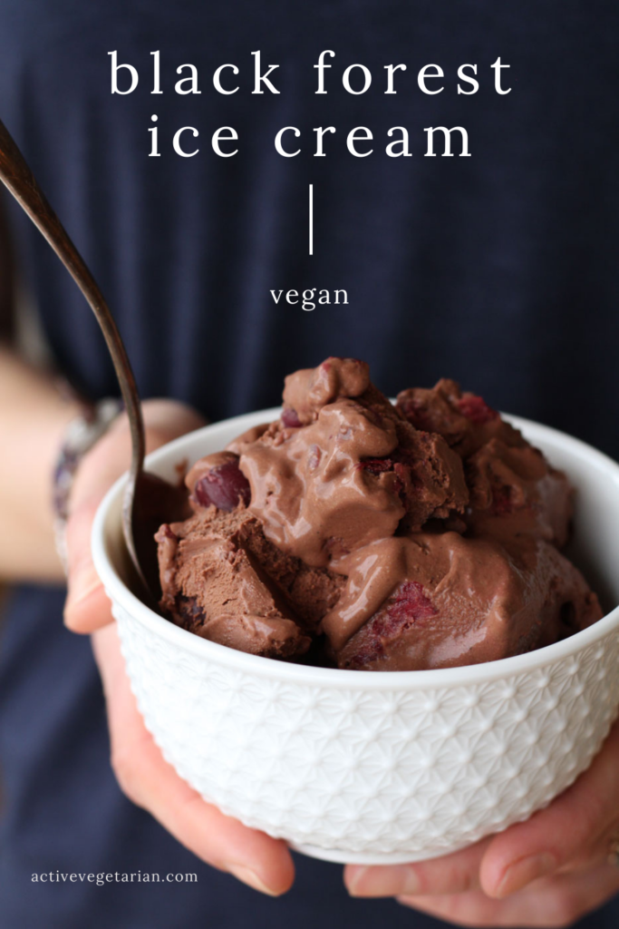 Vegan Black Forest Ice Cream