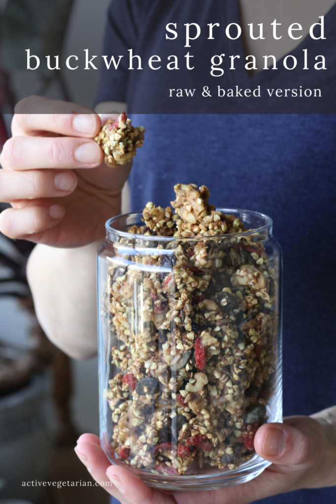 Sprouted Buckwheat Granola Vegan - Raw & Baked version