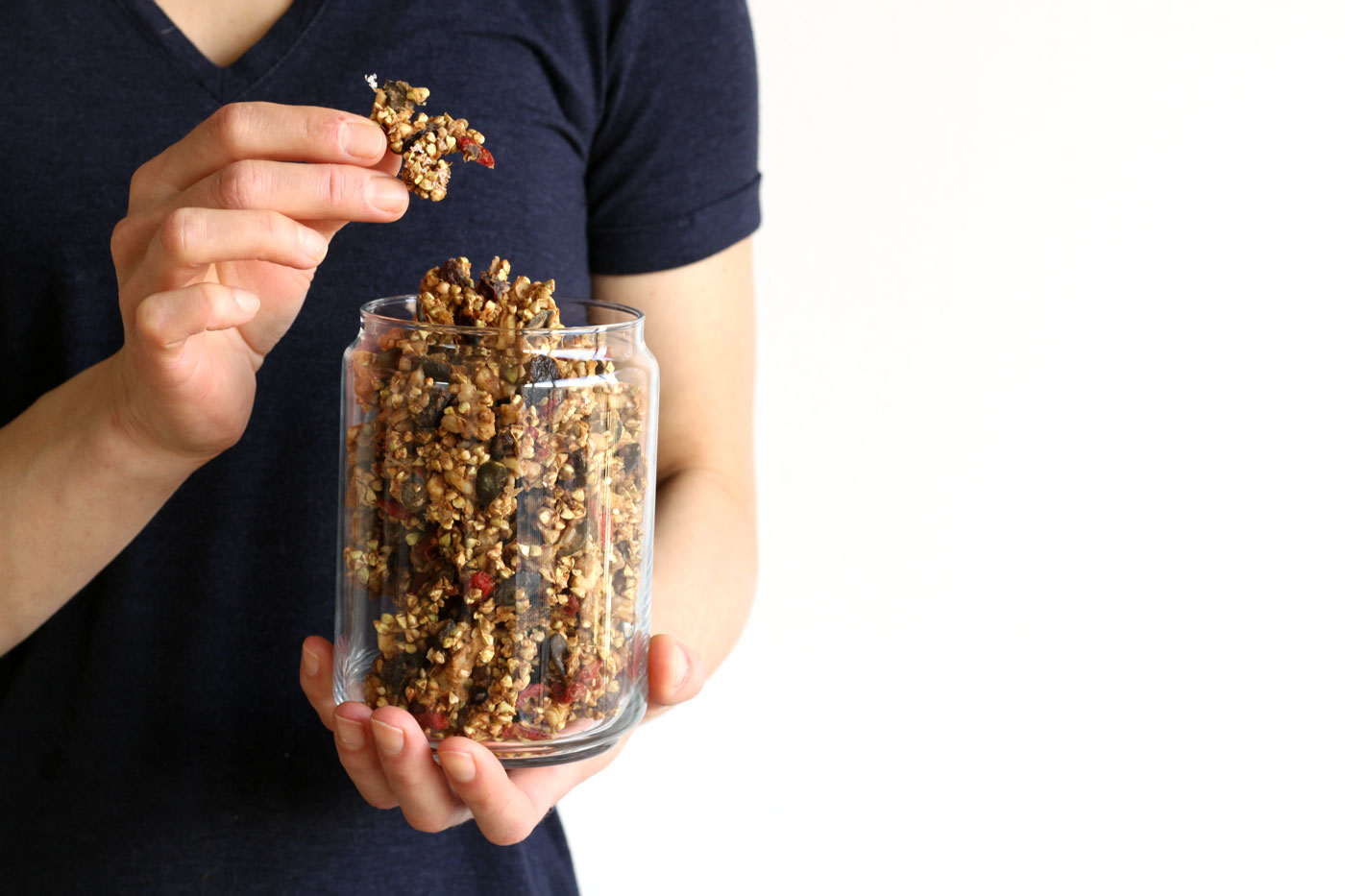 Sprouted Buckwheat Granola Vegan - Raw and Baked
