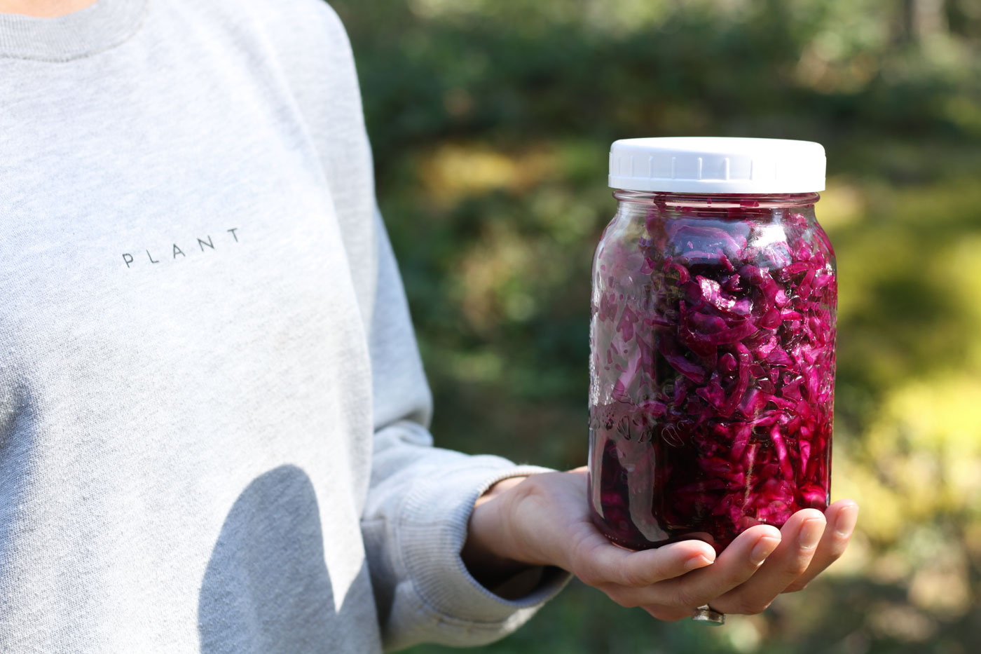 Instant Pickled Red Cabbage