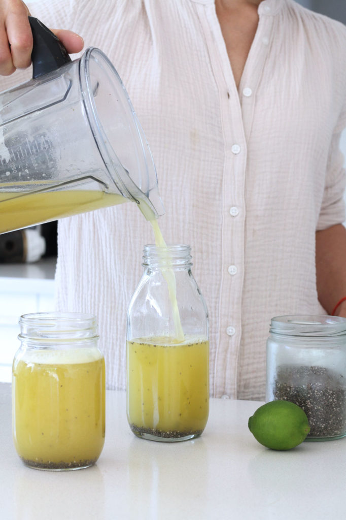 Pineapple Kiwi Chia Fresca