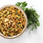 Easy Vegan Moroccan Millet Salad by active vegetarian