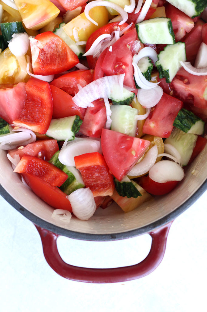 Healthy Gazpacho recipe by active vegetarian