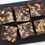 Walnut No Bake Brownies by Active Vegetarian