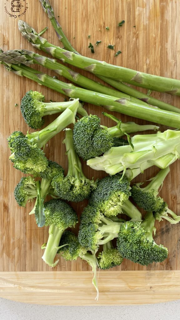 Broccoli Kale Salad with Maple Mustard Dressing