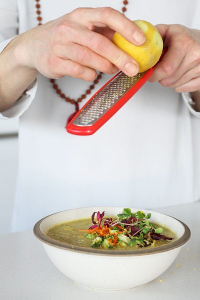 Cheesy Broccoli Soup recipe by Active Vegetarian