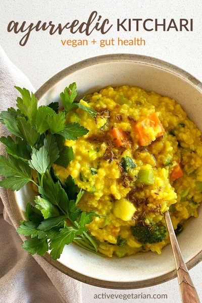 Ayuvedic kitchari recipe by Active Vegetarian