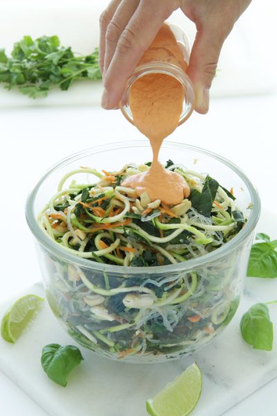 Raw Pad Thai by Active Vegetarian #raw #vegan #plantbased 5